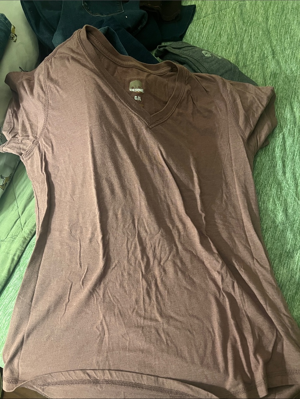 Berne Women's V-Neck Shrt sleeve shirt